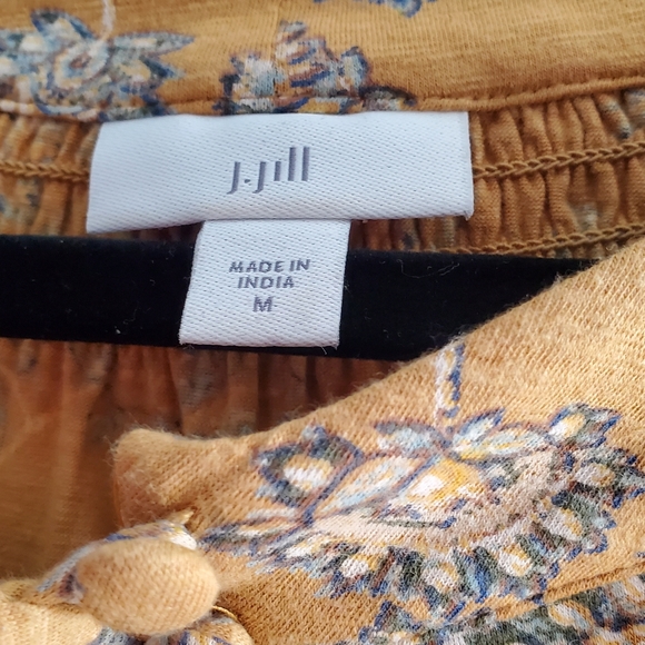 J.jill Mustard yellow top - Picture 2 of 7